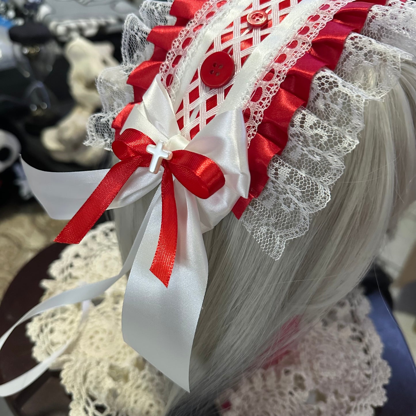 Handmade Lolita Headdress ⋆˚ 𝜗𝜚˚⋆